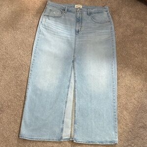 Universal Thread Light Blue Denim Skirt